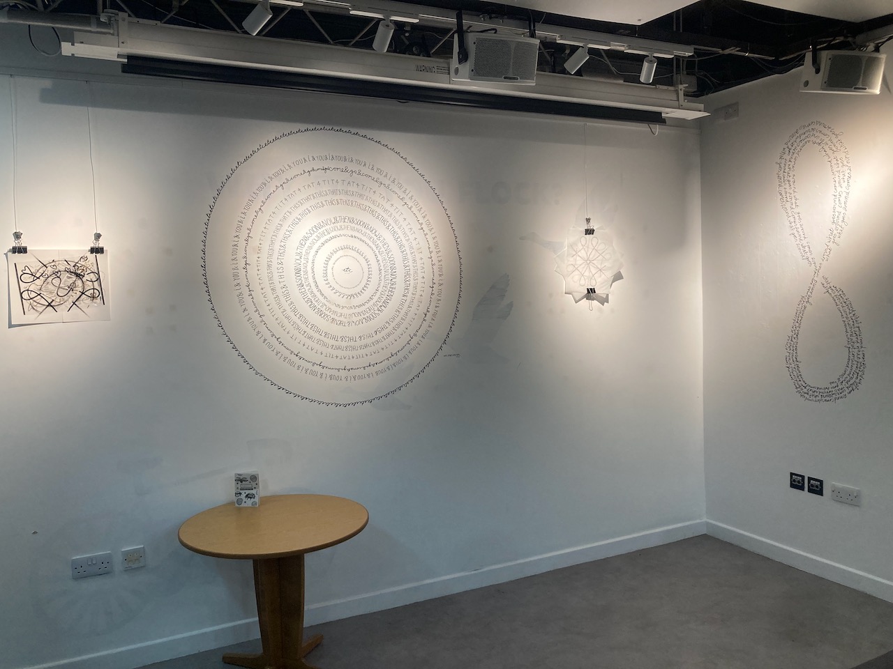 word gets around visual art exhibition by artist luke winter, dumfries 2026
