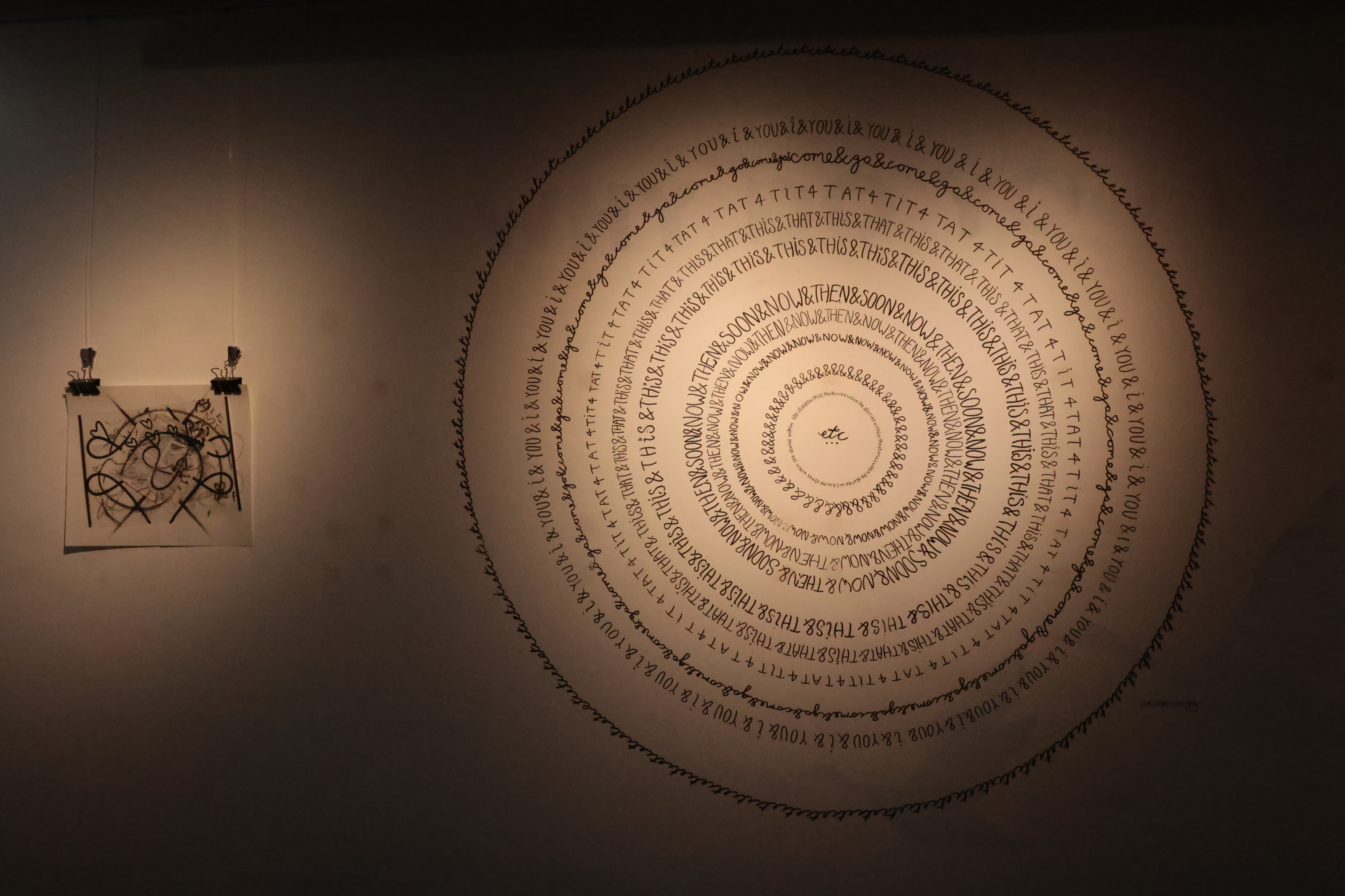 word gets around visual art exhibition by artist luke winter, dumfries 2026