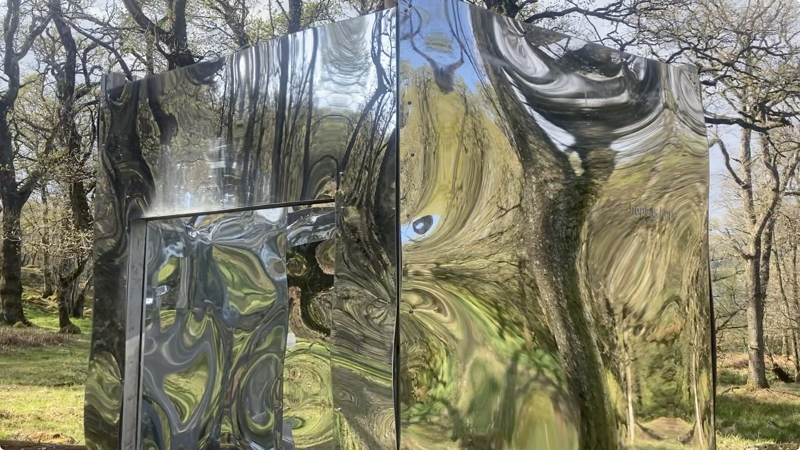 community artworks by artist luke winter for reflect project installed in rothesay