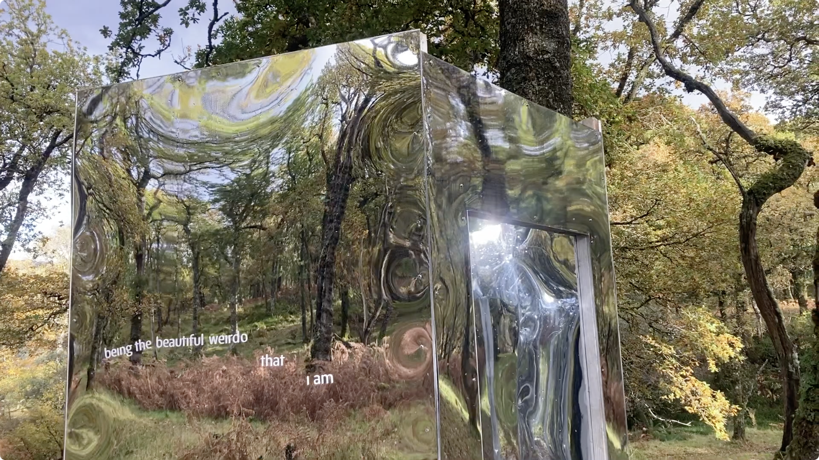 community artworks by artist luke winter for reflect project installed in rothesay